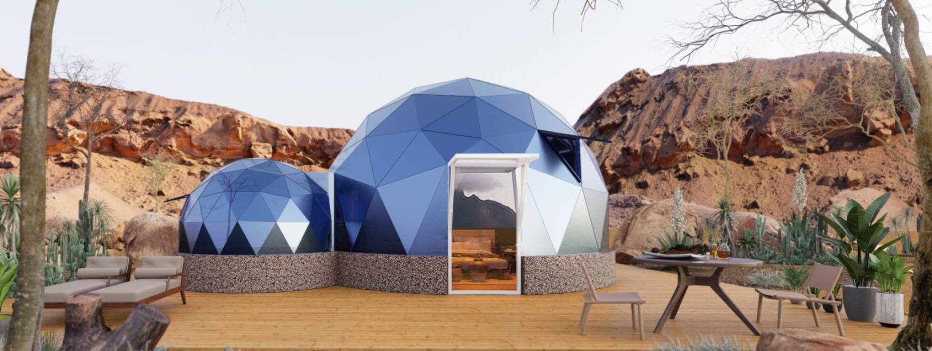 延吉市球形智能光伏玻璃星空房